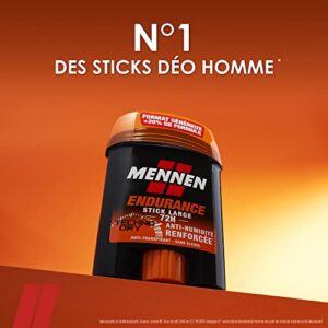 Alternative view of Mennen ENDURANCE Deodorant homme 72H stick large sans alcool anti traces - Lot de 6