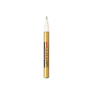 Uni-Ball Uni Colour PX-203 Marqueur à pointe fine, de 0,8 mm, pour écrire sur du métal, du verre et du bois confezione da 1 or