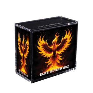 PHOENIX SHIELD ACRYLIC CASE FOR POKEMON ETB BOX WITH LID