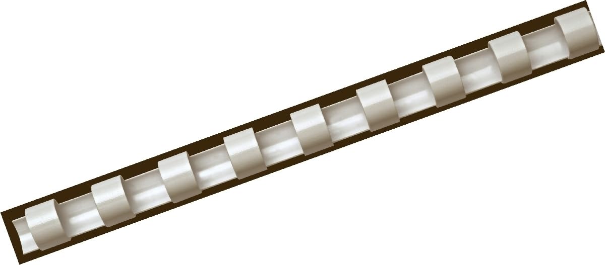 Fellowes - 5331203 - Pack De 25 Anneaux Plastiques - 12 Mm - Blanc