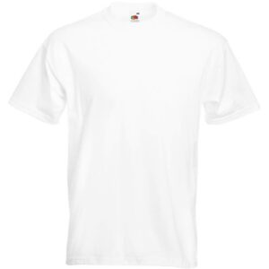 Fruit of the Loom - Valueweight - T-Shirt manches courtes - Homme - Blanc (White) - M