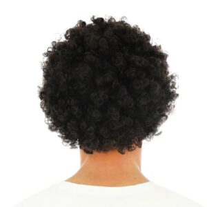 Alternative view of P'TIT CLOWN — Perruque Homme Frisée avec Moustache Brun