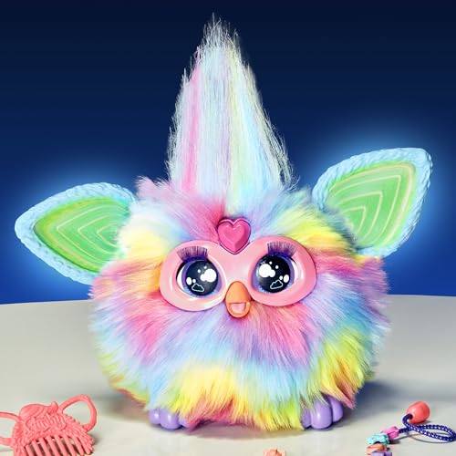 HASBRO Furby Tie Dye — Peluche Parlante lumineuse dans le noir – Image 3