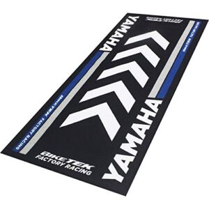 BIKETEK Series 4 — Tapis de garage moto Yamaha 190 x 80 cm