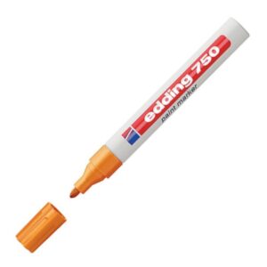 Alternative view of EDDING 750 — Marqueur peinture orange pointe ronde 2-4 mm