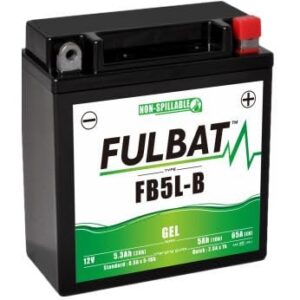 FULBAT BATTERIE MOTO FULBAT GEL FB5L-B / YB5L-B 12V 5,3AH 65A