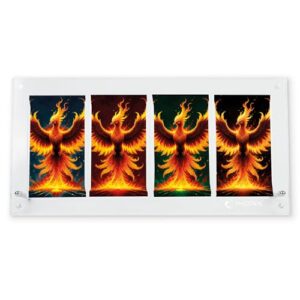 PHOENIX SHIELD 4 SLOTS ACRYLIC BOOSTER  PACK HOLDER