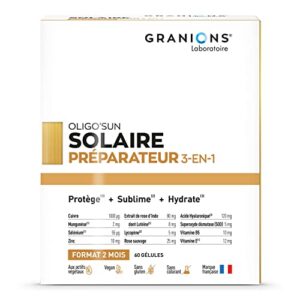 GRANIONS Oligo'Sun — Préparateur solaire 3-en-1 60 gélules