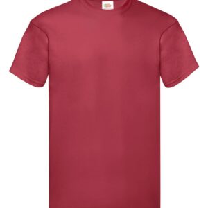 Fruit of the Loom T-Shirt à Manches Courtes Screen Stars Original pour Homme (XL) (Rouge Brique)