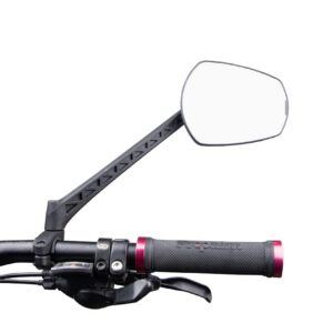 ZEFAL Espion E80 Droit - Retroviseur Velo Electrique - Accessoire Velo Electrique Pour Améliorer la Visibilité - Montage Guidon - 146 g - 80 cm2 - Fabriqué en France