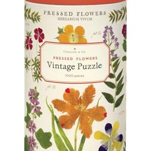 Puzzle 1000 pièces fleurs pressées 55 x 70 cm