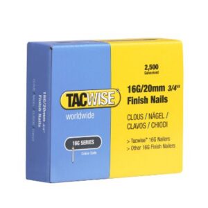 TACWISE — Clous de finition galvanisés 16G 20 mm x2500