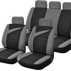 * Housse de 9 pcs BOLT Gris* Panneaux latéraux mousse et polyester* Panneaux avant polyester mousse* Ouverture airbag