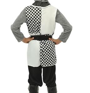 Alternative view of P'TIT CLOWN — Costume de chevalier enfant rouge 5-6 ans
