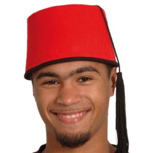 Alternative view of BOLAND Fez Fadime — Chapeau Adulte Rouge avec Gland Noir
