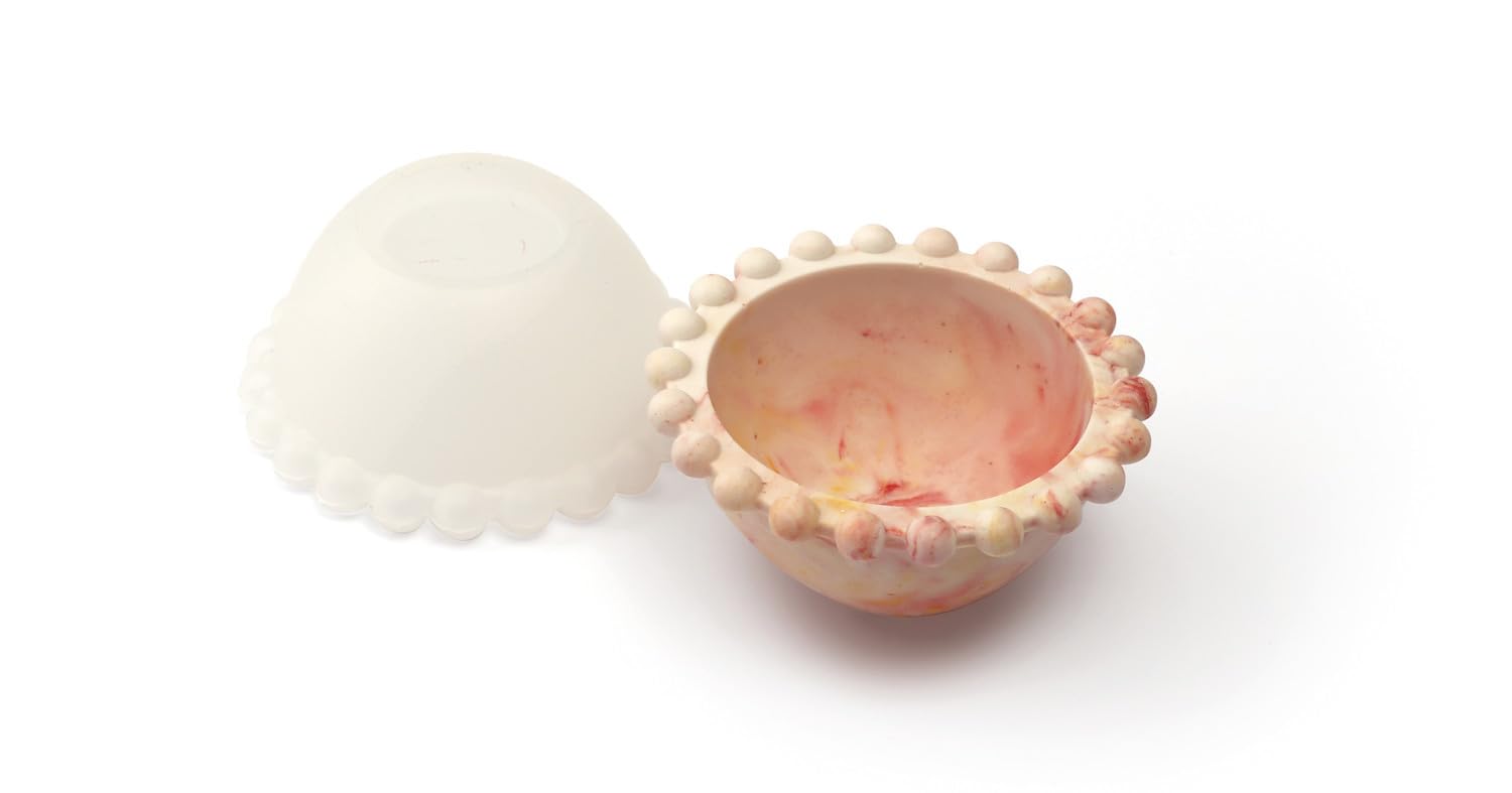 Jesmonite Moule en Silicone Bol Decoratif Diam 8,6 cm Ht 4 c