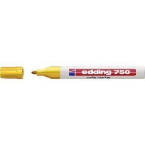 EDDING Marqueur Peinture "750" Largeur de trait : 2-4 mm Jaune