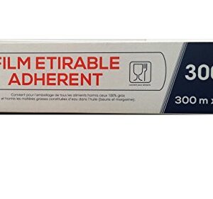Bobine de film étirable alimentaire professionnel avec ZIPcut 30cm x 300m