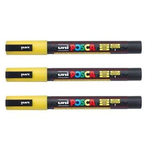 Posca - Marqueurs PC-3 M Uni-Ball - Gamme complète de 40 couleurs disponibles (Lot de 3)