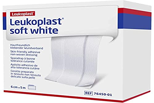 LEUKOPLAST Soft White — Sparadrap 5 m x 6 cm
