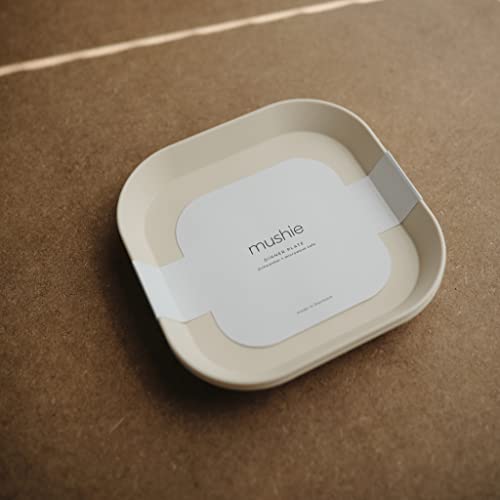 MUSHIE — Assiette pour enfants réutilisable sans BPA ivoire – Image 2