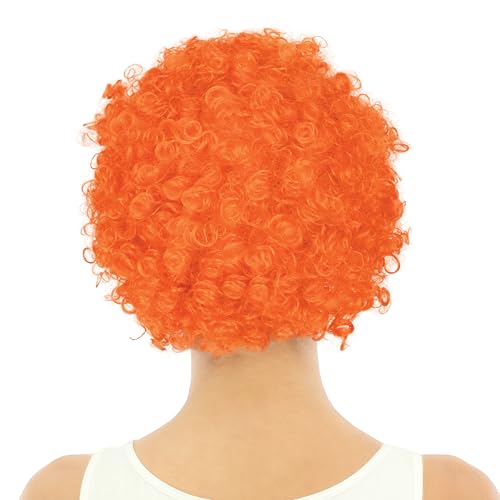 P'TIT CLOWN — Perruque courte frisée orange – Image 2