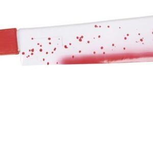 P'tit Clown - Machette Factice en Plastique - Accessoire Effrayant pour Halloween, Déguisements de Tueur, Cosplay, et Soirées à Thème (Multicolore)