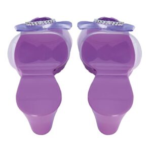 Alternative view of P’TIT CLOWN — Mules à Talons de Princesse Enfant Violet