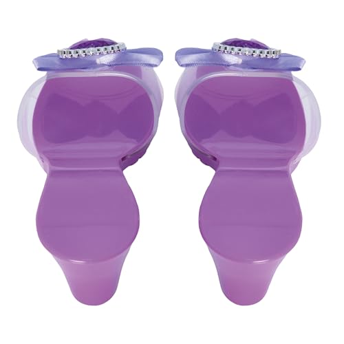 P’TIT CLOWN — Mules à Talons de Princesse Enfant Violet – Image 2