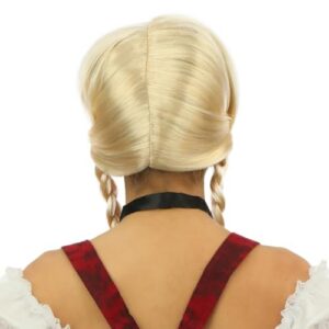 Alternative view of P’TIT CLOWN — Perruque Bavaroise Blonde Tressée