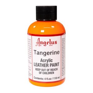 Acrylic Leather Paint - Tangerine - 4 flacon(s)