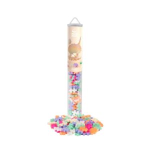 PLUS PLUS - 100 Briques de Construction de Couleurs Perle, Nacré - Jeu de Construction pour Enfant Dès 3 Ans avec Tube de Rangement - Jeu Éducatif et Ludique pour Fille et Garçon - PP4315