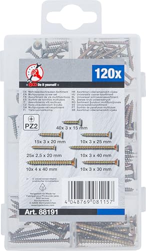 BGS DIY — Assortiment de vis multifonctions x120 – Image 2