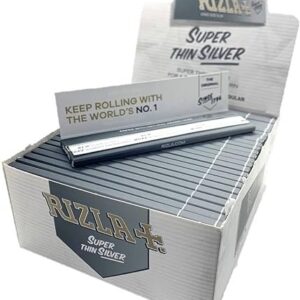 5010891011851 RIZLA SILVER SLIM PAPER (X50)