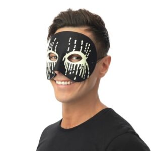 Alternative view of P'TIT CLOW — Masque sanglant phosphorescent noir et blanc