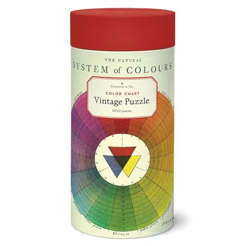 Puzzle 1000 pièces roue chromatique 55 x 70 cm