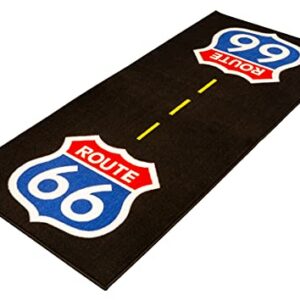 BIKETEK GARAGE MAT SERIES 3 ROUTE 66 190x80cm (1.52 M2)