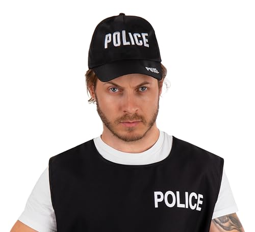 P'TIT CLOWN — Casquette de Police Adulte Taille Unique – Image 2