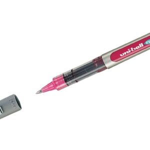 Uni-Ball Stylo roller teinte liquide 0,7 mm Rose