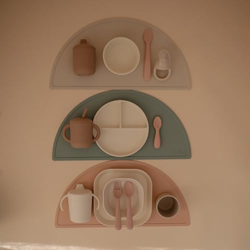 MUSHIE — Assiette pour enfants réutilisable sans BPA ivoire – Image 6