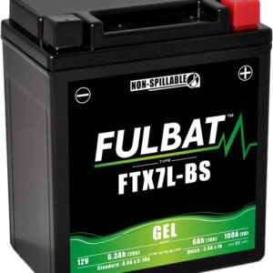 Batterie Motocyclette Fulbat SLA GEL FTX7L-BS GEL 12 V 6.3 AH