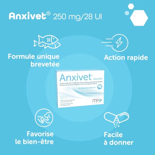 MP LABO Anxivet — Complément Chien et Chat 30 gélules – Image 2