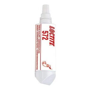 Loctite 142611 Joint fileté modèle 572, résistance moyenne, 50 ml, blanc