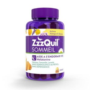 ZZZQUIL® SOMMEIL ARÔME MANGUE BANANE 60 GOMMES