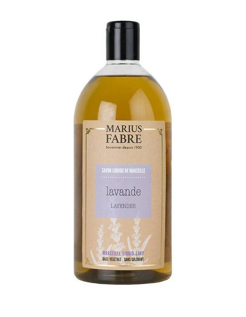 Marius Fabre Savon Liquide de Marseille Lavande, Taille - 1 L