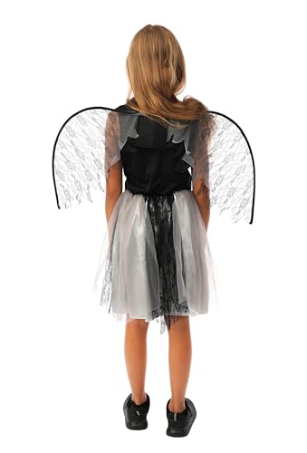 P'TIT CLOWN — Déguisement Ange Déchu Fille 10-12 ans – Image 2