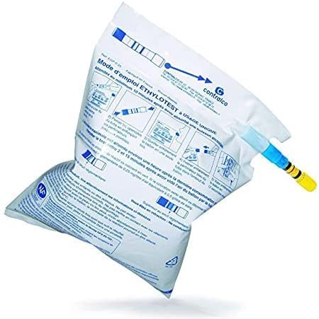 Le Pro du Médical - Lot de 20 Ethylotests jetables - Le Ballon - 0,5g/l - Norme NF – Image 3