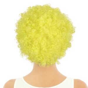 Alternative view of P'TIT CLOWN — Perruque Courte Frisée Jaune