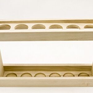 Support Bois Tubes éprouvette - Taille Unique