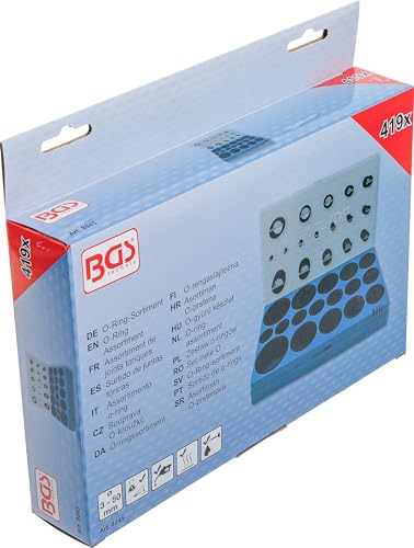 BGS 8045 — Assortiment de joints toriques 419 pièces – Image 5